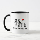 Mug Pa + Pa = Famille (Gauche)