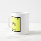Mug PA - Pièce en t drôle de symbole d'élément de (Devant gauche)