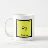 Mug PA - Pièce en t drôle de symbole d'élément de (Gauche)