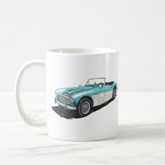 Mug 'Pacific Green' Austin Healey 100-6 (Gauche)