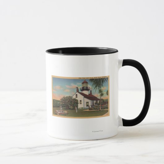 Mug Pacific Grove, Californie - Vue de la maison légèr (Droite)