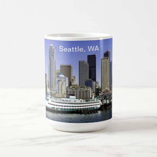 Mug Pacific Northwest Seattle Ferry & Builds (Centre)