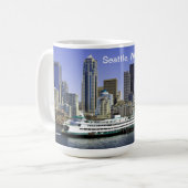 Mug Pacific Northwest Seattle Ferry & Builds (Devant gauche)