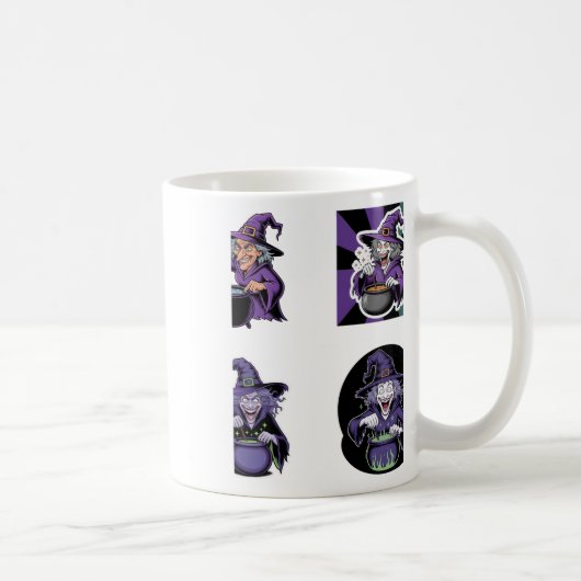 Mug Pack d'autocollants de sorcière - Autocollant de p (Droite)