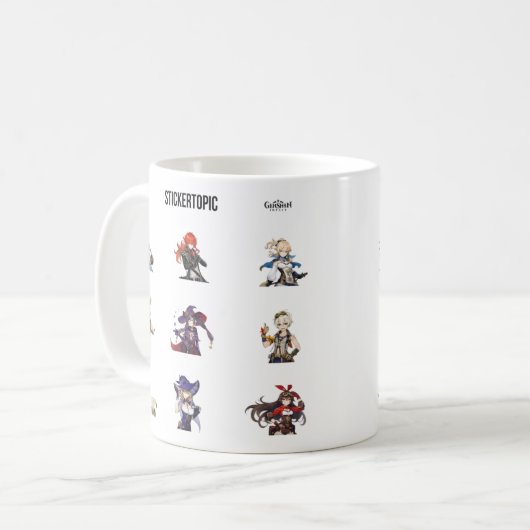 Mug Pack de caractères Genshin Impact (Devant gauche)