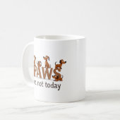 Mug Pack de pattes : Fun Dog Squad - "Non, pas aujourd (Devant gauche)