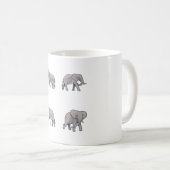 Mug Pack Eléphant mignon (Devant droit)