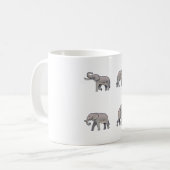 Mug Pack Eléphant mignon (Devant gauche)
