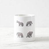 Mug Pack Eléphant mignon (Centre)