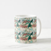 Mug Pacock Floral (Devant droit)