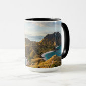 Mug Padar Island Sunset Landscape Canvas (Devant droit)