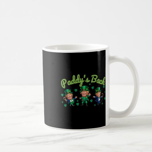 Mug Paddle Back Funny Trump Jour de la Saint Patrick I (Droite)