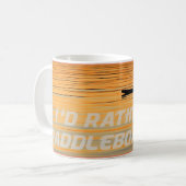 Mug Paddle Silhouetté au coucher du soleil paisible (Devant gauche)