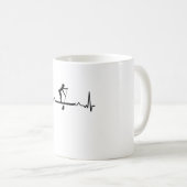 Mug Paddleboard Sup Girls Heartbeat Gift (Devant droit)