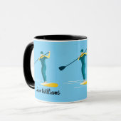 Mug Paddleboarding en stand-up (Devant gauche)