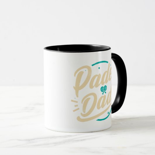 Mug Padel Papa Plateforme Tennis Paddleball Padel (Devant droit)