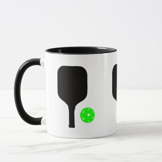 Mug Pagaie de balle et balle verte (Gauche)