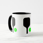 Mug Pagaie de balle et balle verte (Devant gauche)