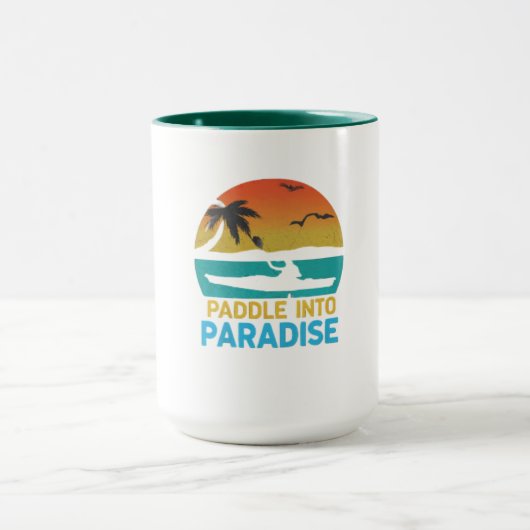 Mug Pagayer dans le paradis (Centre)