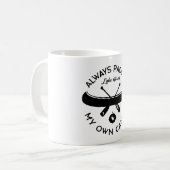 Mug Pagayer toujours mon propre canot (Devant gauche)
