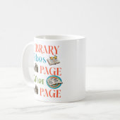 Mug Page après page Accéder aux fenêtres de bibliothèq (Devant gauche)