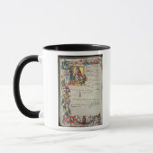 Mug Page de notation musicale avec historiated (Gauche)