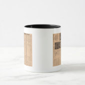 Mug Page de texte du chemin de fer Lehigh Valley (Centre)