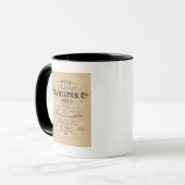 Mug Page de titre de l'Atlas du comté de Hamilton (Devant gauche)