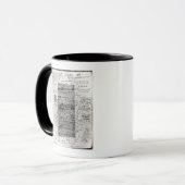 Mug Page d'un des travaux du Balzac (Devant gauche)