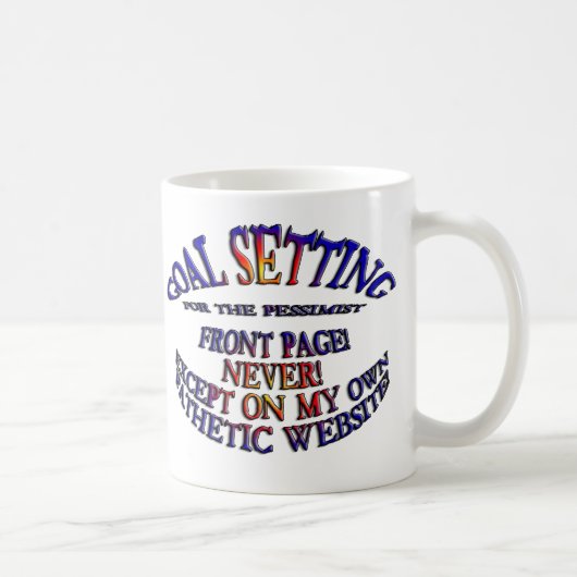 Mug Page frontale jamais en ligne (Droite)