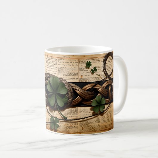 Mug Page Journal du segment shamrock (Devant droit)
