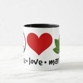 Mug Paie Amour Marinara Basil Feuilles (Centre)