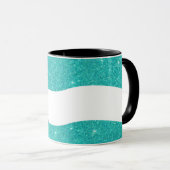 Mug pailleté personnalisé (Devant droit)
