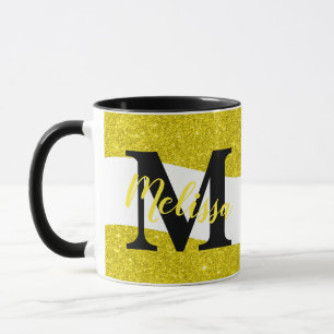 Mug pailleté personnalisé