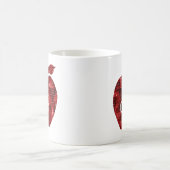 Mug Paillette fascinante Apple rouge de Faux de (Centre)