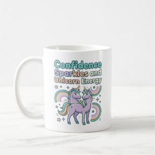 Mug Paillettes de Confiance de Licorne et Conception d