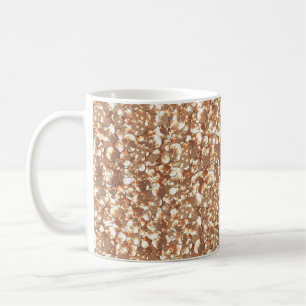 Mug Paillettes de strass scintillantes doré or bronze 