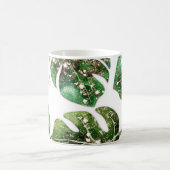 Mug Paillettes dorées scintillement glamour feuilles t (Centre)