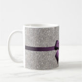 Mug Paillettes étincelantes élégantes, arc pourpre et (Gauche)