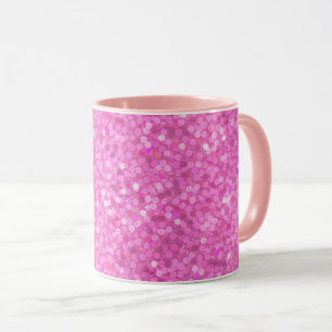 Mug Paillettes roses scintillantes