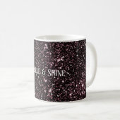 Mug Paillettes violettes (Devant droit)