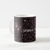 Mug Paillettes violettes (Devant gauche)