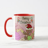 Mug Pain d'épices de Noël mignon (Gauche)