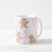 Mug Pain d'épices de Noël Musique rose (Devant droit)