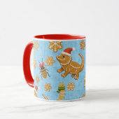 Mug Pain d'épices Dragon de Noël (Devant gauche)