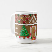 Mug Pain d'épices Maison de Noël Musique (Devant gauche)