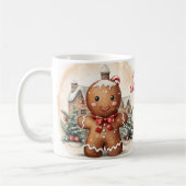Mug Pain d'épices mignon Joyeux Noël (Gauche)