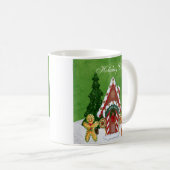 Mug Pain d'épices, peuple et maison (Devant droit)