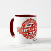 Mug Pain en petite étape approuvé Don personnalisé pou (Devant gauche)