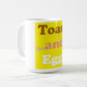 Mug Pain grillé et oeufs (Devant gauche)